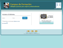 Tablet Screenshot of campusdeformacion.com